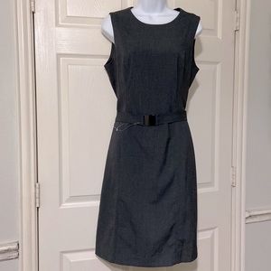 Vicky Tiel Sleeveless Dress Dark Gray Size 10